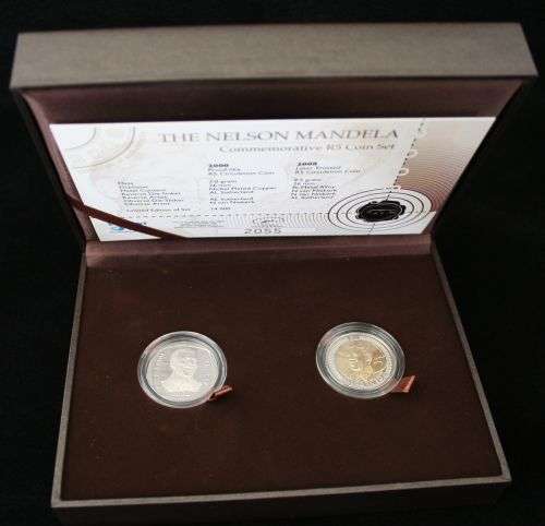 The Nelson Mandela Commemorative 5Rand Coin Set